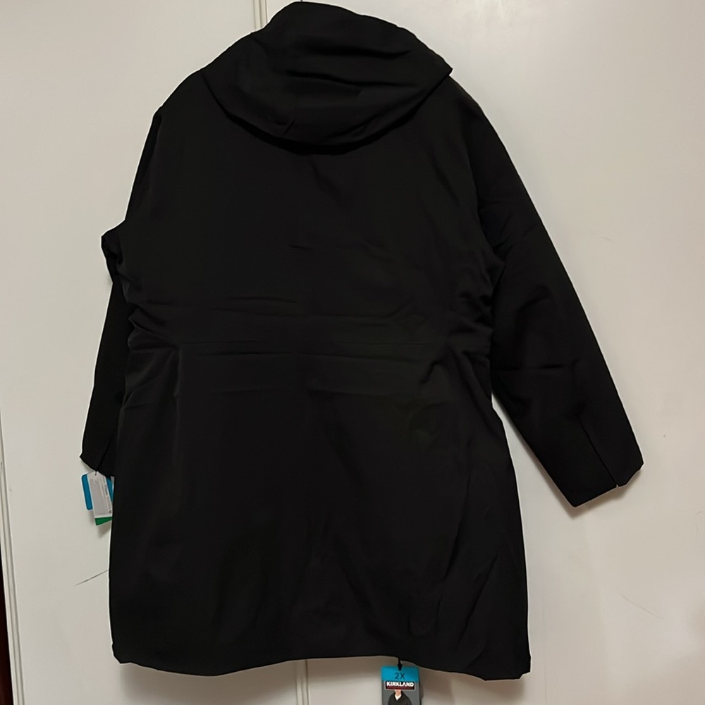 New 2XL Kirkland Signature Ladies 3-In-1 Parka Black Waterproof Windproof  Hood - Picture 14 of 16